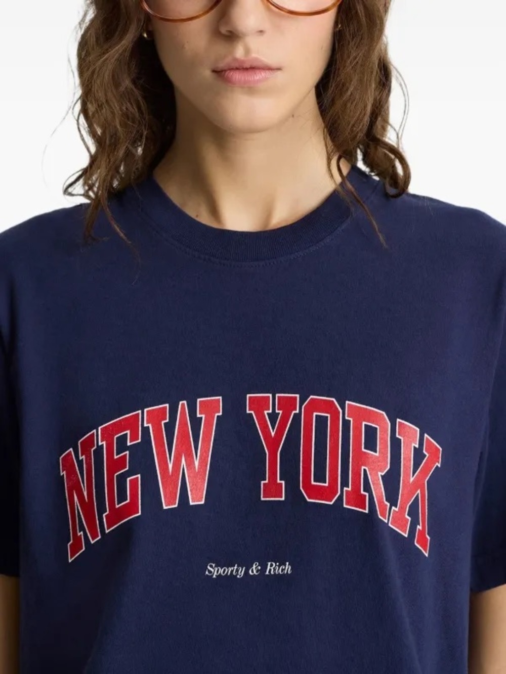 SPORTY & RICH NEW YORK T SHIRT - Picture 7 of 7